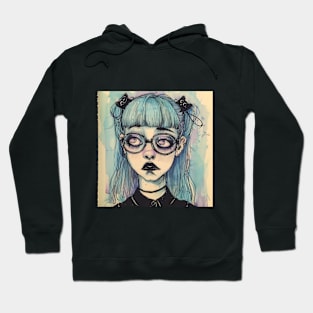 Pastel Goth Girl Hoodie